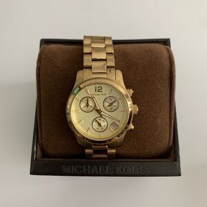 Michael Kors Runway Gold-Tone Watch